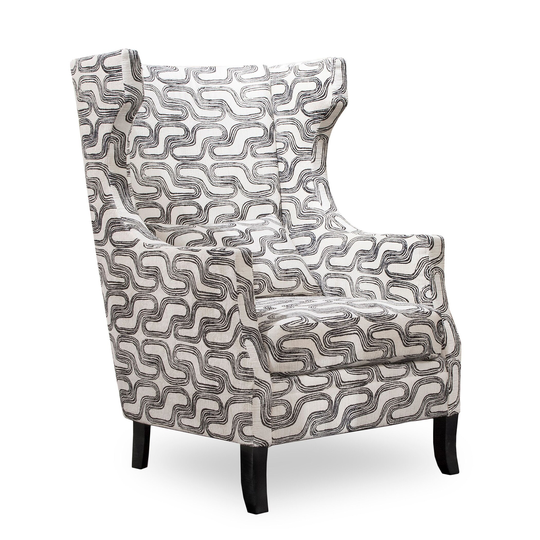 Harp & Finial - Huntington Chair - Navaro Fabric On Hardwood Frame