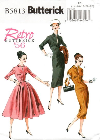 Butterick 5813 Retro "56 Swing & Pencil Skirts Dress Pattern Choose Size