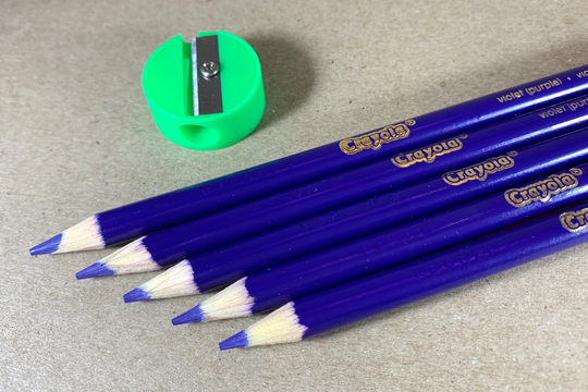 Violet | Purple Crayola Colored Pencils - Set Of 5 Or 10 With Sharpener