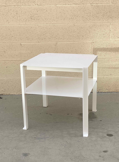 Rehab Custom Two Tier Steel Table