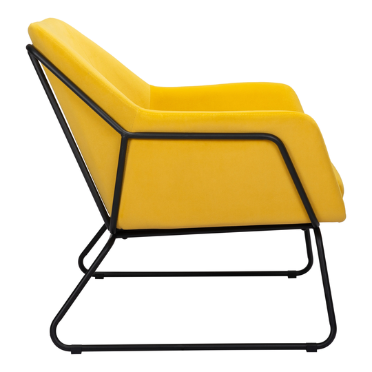 Copper King Accent Chair Yellow - N/A