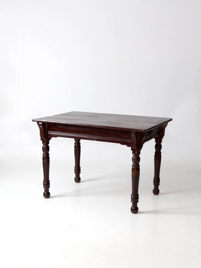 Antique Painted Wood Table