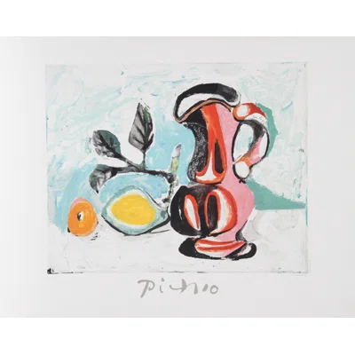 Nature Morte Au Pichet Rose by - Painting on