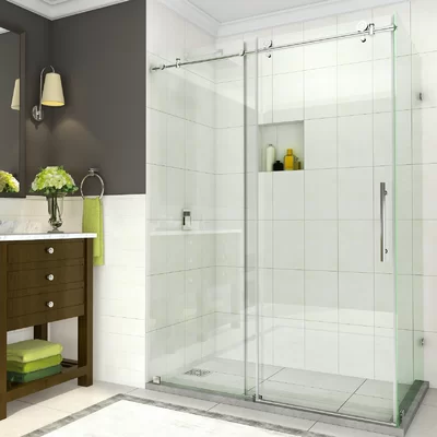Coraline 48" x 76" Rectangle Sliding Shower Enclosure
