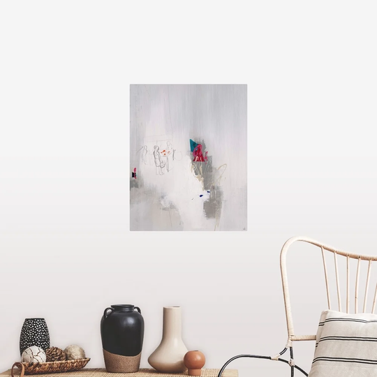 "Down the Street V" Poster Print - Multi