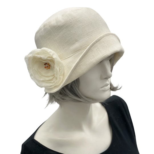 1920S Cloche Hats, Vintage Style Wedding Hat, Unique Womens Garden Party & Formal Occasion, Handmade in Usa