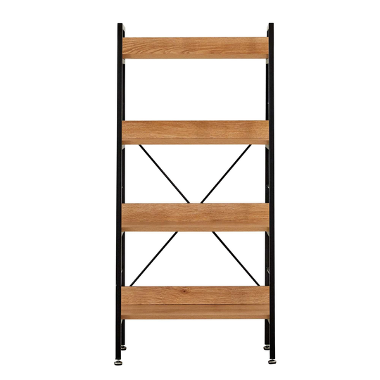 Allday 24"L x 14"W Metal Frame Bookshelf