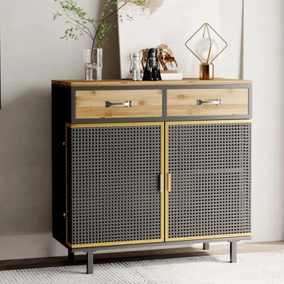 31.5'' Modern Wide 2 Drawer Sideboard