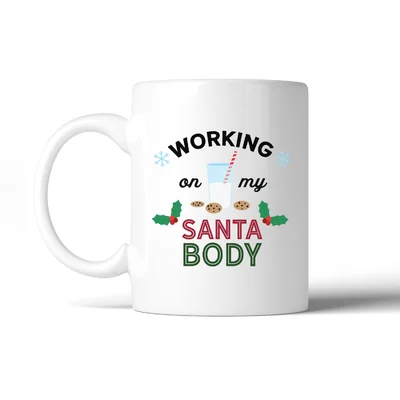 Mcculloch Working on My Santa Body Coffee Mug