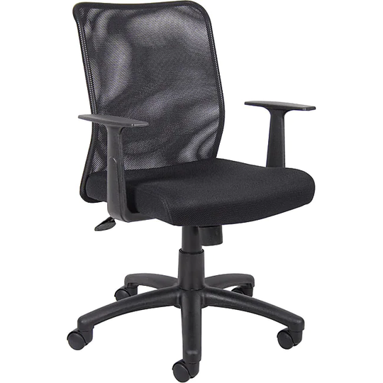 Boss Black Mesh Office Chair