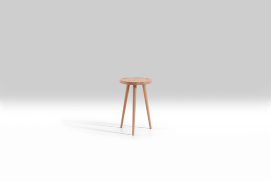 Solid Oak Side Table/End Accent Nightstand