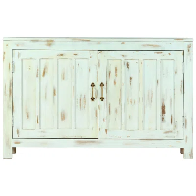 Rosalind Wheeler Sideboard Light Pink 43.3"X13.8"X27.6" Solid Mango Wood