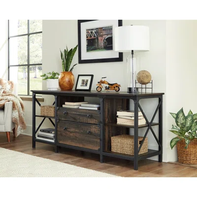 Chappy 2 - Drawer 4 - Shelf Filing Credenza