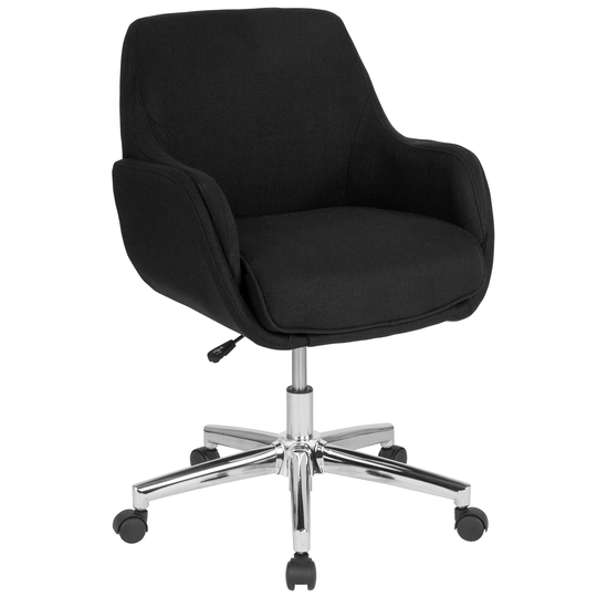 Home and Office Upholstered Mid-Back Molded Frame Office Chair