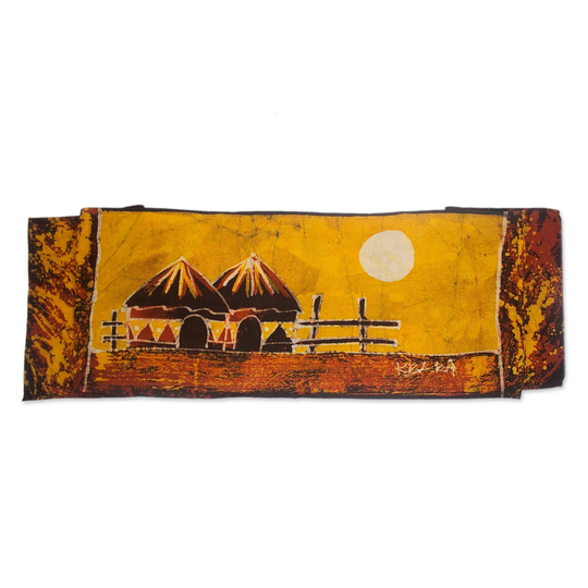 Novica Handmade Cotton Table Runner