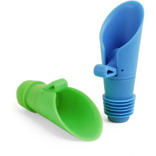 Rabbit Flipper Wine Pourer Bottle Stoppers, Set of 2, Assorted Colors - Multi-Color