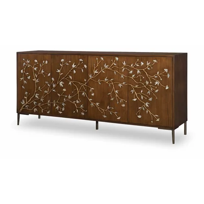 Arbor 78" Wide Walnut Wood Sideboard