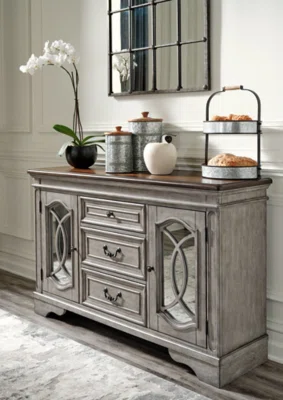 Kouts 59" Wide 3 Drawer Sideboard