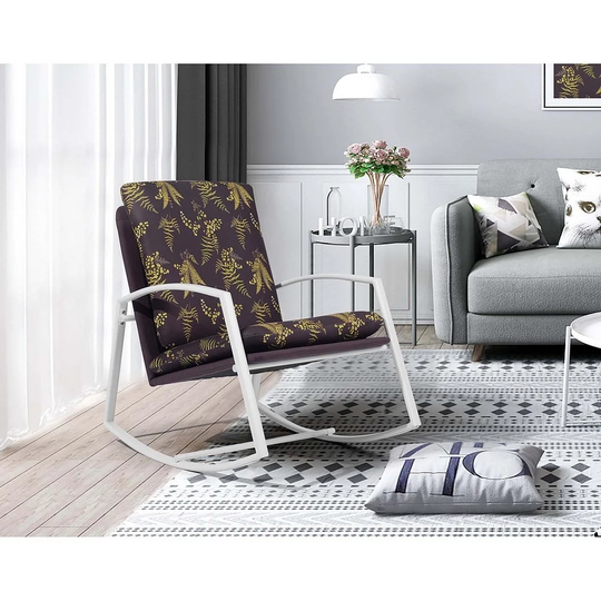 Brown Leaf Rocking Chairs