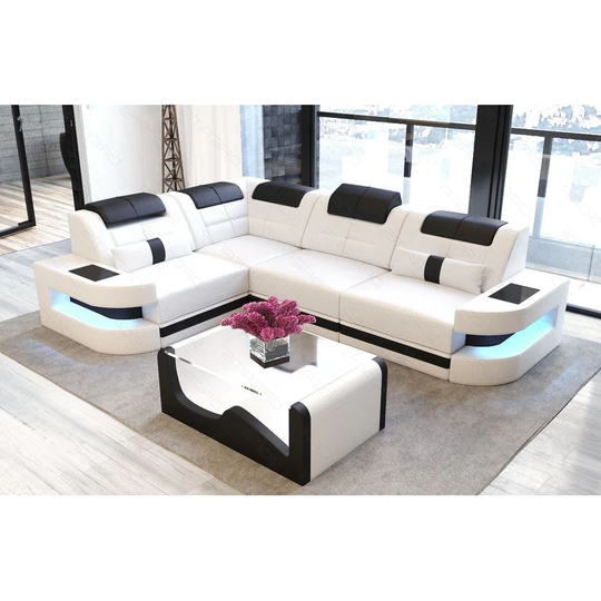 Sofadreams Sectional Sofa Denver with power recliner