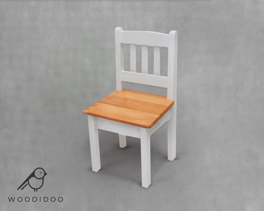 Alder & White Wooden Chair For Toddler, Children