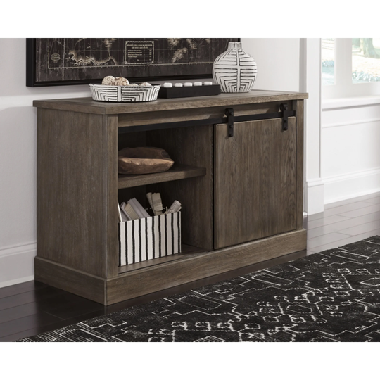 Signature Design by Ashley Luxenford Casual Large Credenza Grayish Brown - 49.88" W x 19" D x 30" H