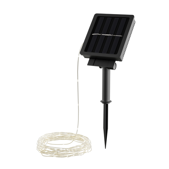 Pure Garden Starry Solar String Lights Warm White Fairy LED Lights