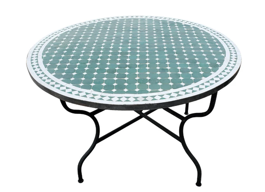 Mosaic Table Coffee Table Beautiful Outdoor Dining Moroccan Table, These That Can Be Used Patio | Garden