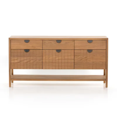 Benji Filing Credenza-Burnished Oak Vnr