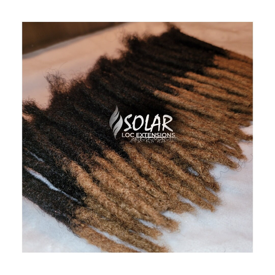 5" Pencil Sized Loc Extensions; Available For Immediate Shipping; Honey Blonde Solid Or Ombre; 20 Locs/Bundle