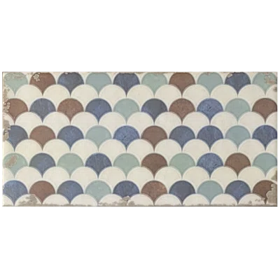 Iris 6" x 12" Ceramic Patterned Subway Wall Tile