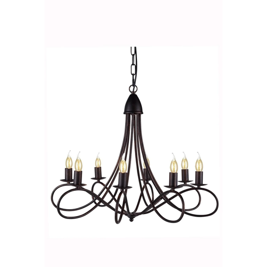 Elegant Lighting Lyndon Collection 1452 Pendant lamp with Dark Bronze Finish