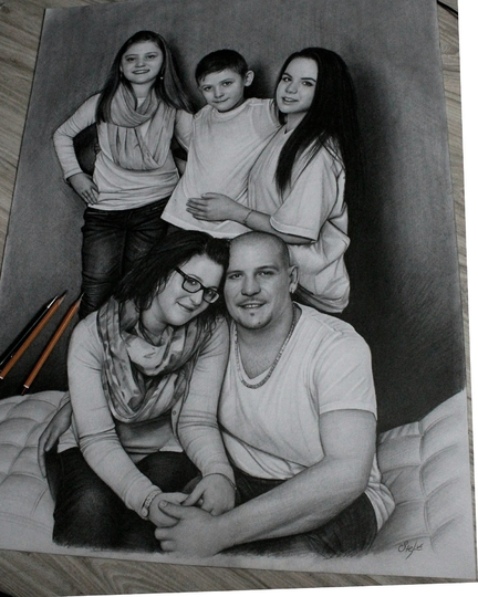 Custom Portrait From Photo - 90 Usd
