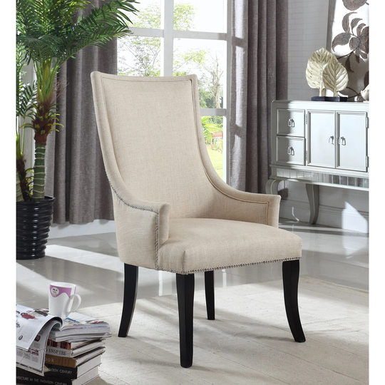 Best Master Furniture Natural Fabric Accent Chair