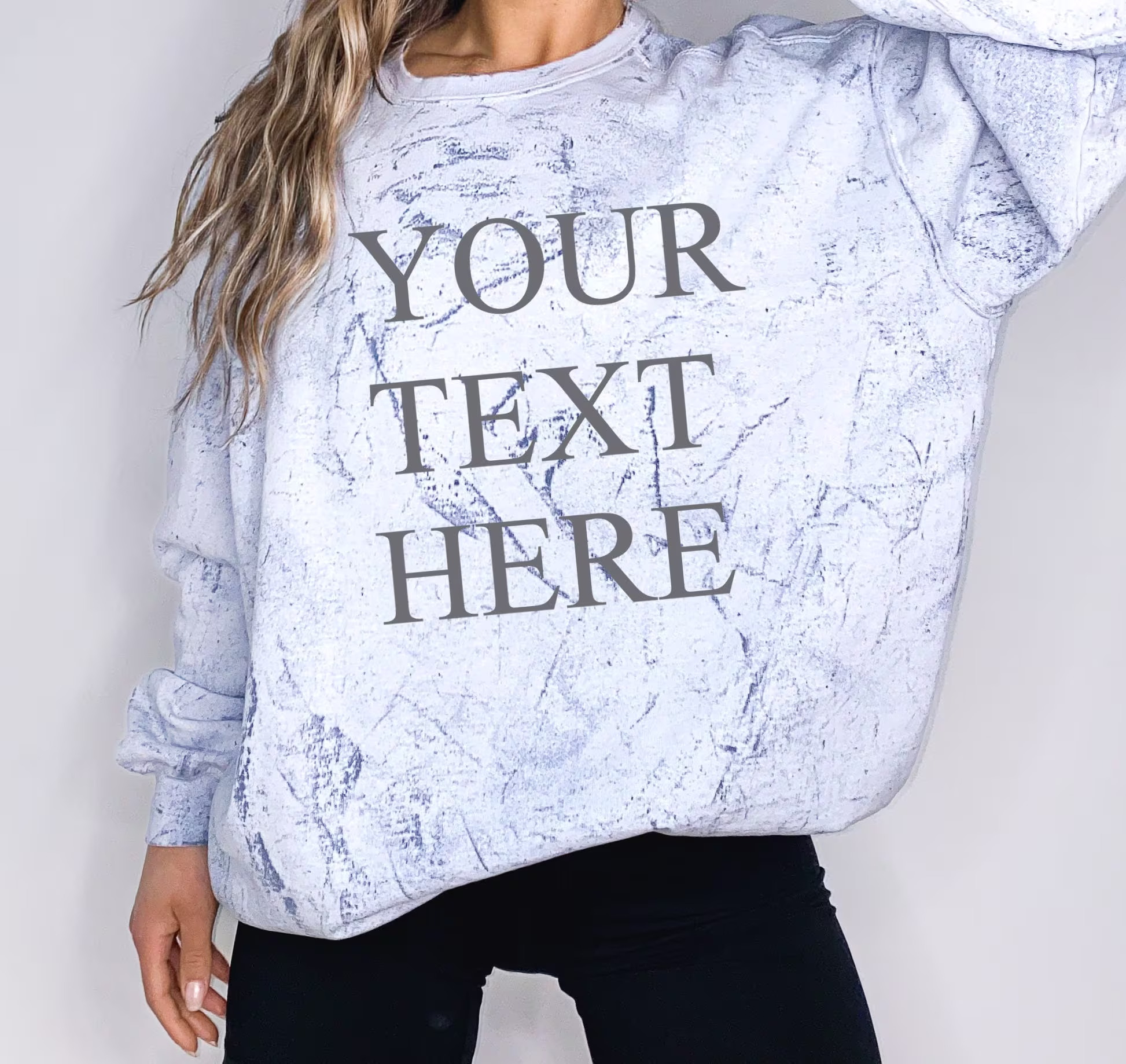 Comfort Colors® Color Blast Sweatshirt, Trendy Sweat, Retro Blank Or Personalized, Bulk Sweatshirt