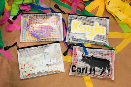 5x7 Medium, Custom, Water Resistant Beach/Pool/Toiletry Zipper Bag |Bridesmaids Gift|Bachelorette Party|Mom Life|Party Favor|Pencil Bag