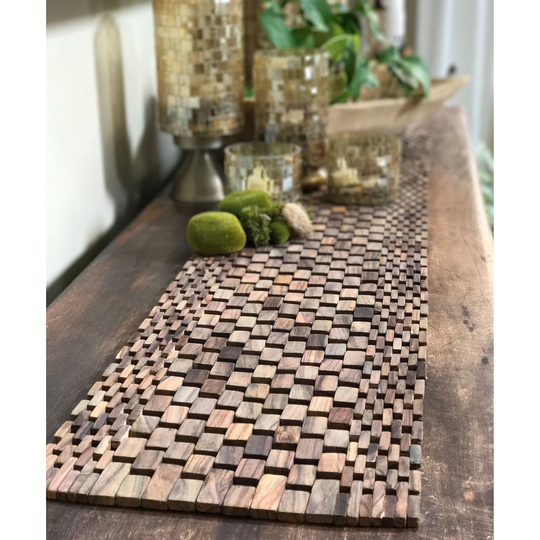 Handmade Rosewood Table Runner (Indonesia)