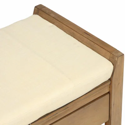 Stripling Solid Wood Drawer Storage Bench