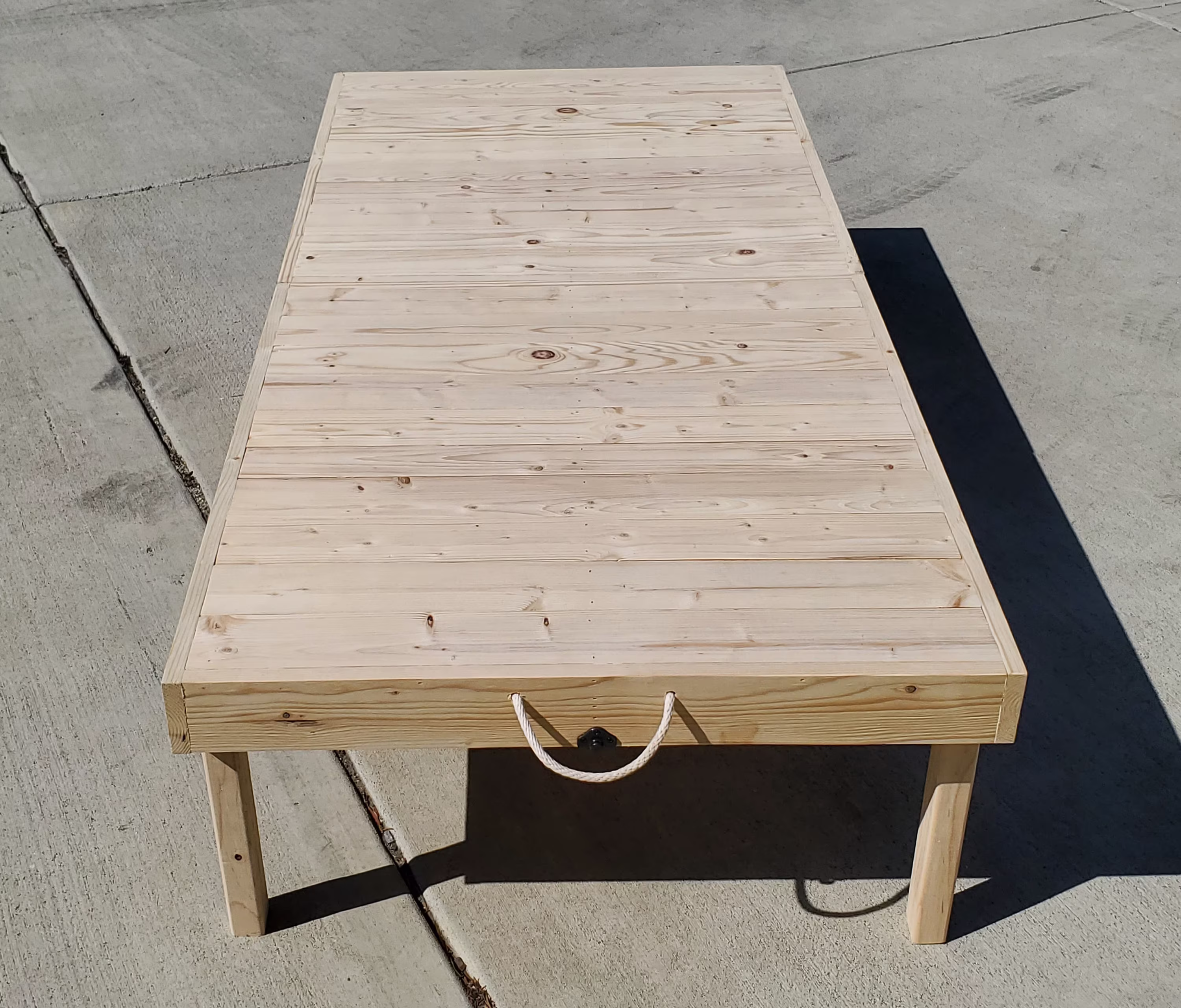 Folding Boho Wood Picnic Table With Foldable Legs Portable & Low Seating