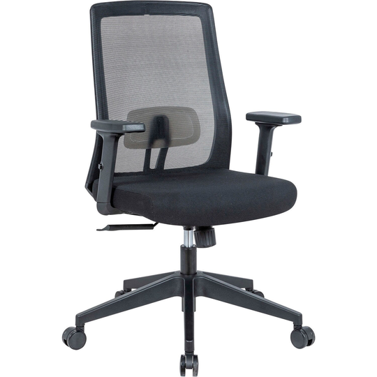 Mesh Task Chair with Seat Slider, Fabric, Black - 23.23"L x 25.39"W x 38.98"H
