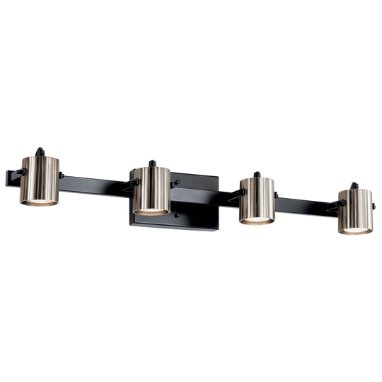 Kichler Lighting Trabek 4-Light Rail Light Black