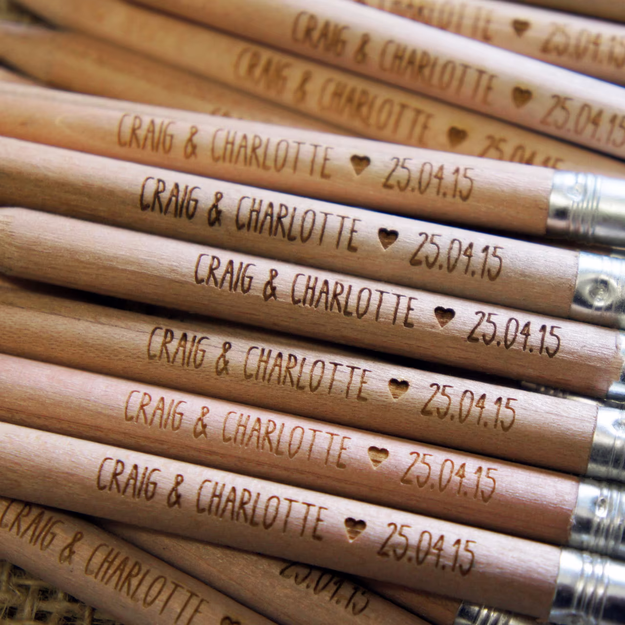 30+ Pencil Us In, Save The Date Pencils, Engraved Short Golf Personalised Pencil Wedding Favors, Favours