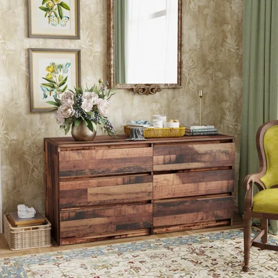 Gavrilin 55.12'' Wide 6 Drawer Sideboard