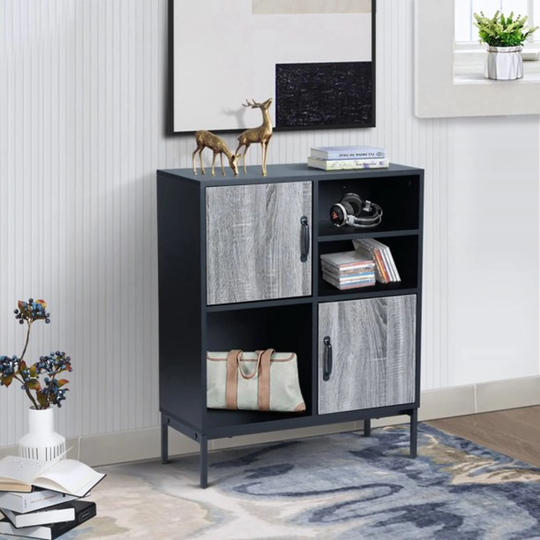 Storage Cabinet/Bookcase with 2 doors