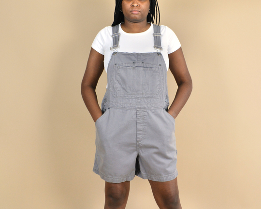 Bill Blass Grey L Vintage Overalls