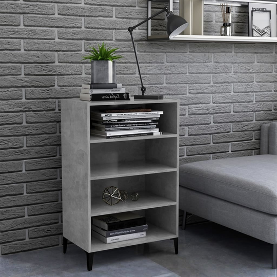 Sideboard Concrete Gray 22.4"x14"x35.4" Chipboard