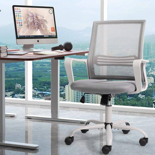 Office Chair, Desk Chair Home Office Chair Mesh Computer Chair Ergonomic Office Chair with Lumbar Support Armrests - N/A