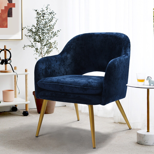 Modern Leisure Chair,Single Sofa with Cushion for Living Room 3-Color