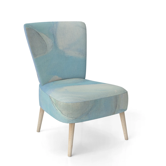 Designart 'Running Water III' Upholstered Traditional Accent Chair