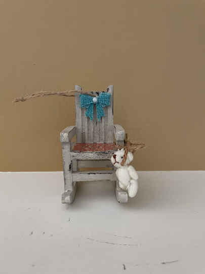 This Beautiful, Farmhouse Rocking Chair Ornament Is The Perfect Way To Show Your Love For That Special Deceased Person in Life
